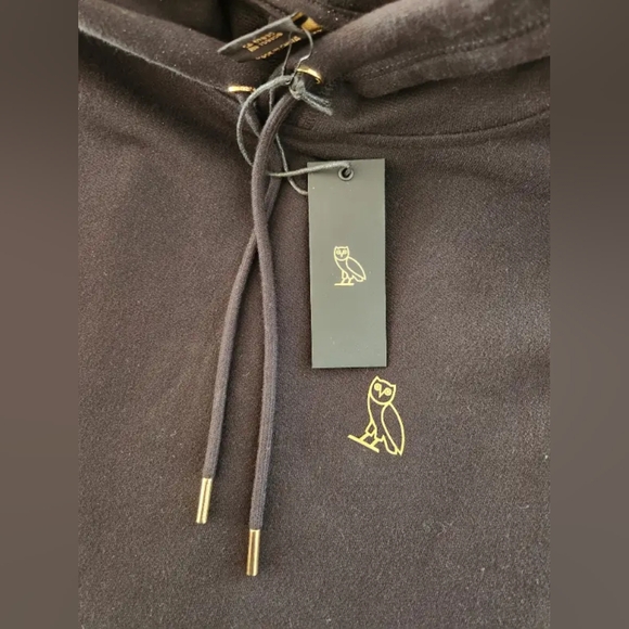 OVO ESSENTIALS HOODIE BLACK SMALL OCTOBER'S VERY OWN - Picture 2 of 2